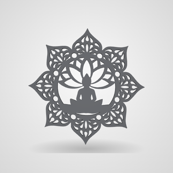 Mandala Buda Decorativa 7CM